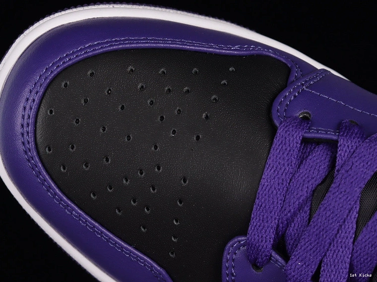 Purple 1 Black - Jordan Mid (Women's) BQ6472-051 0515